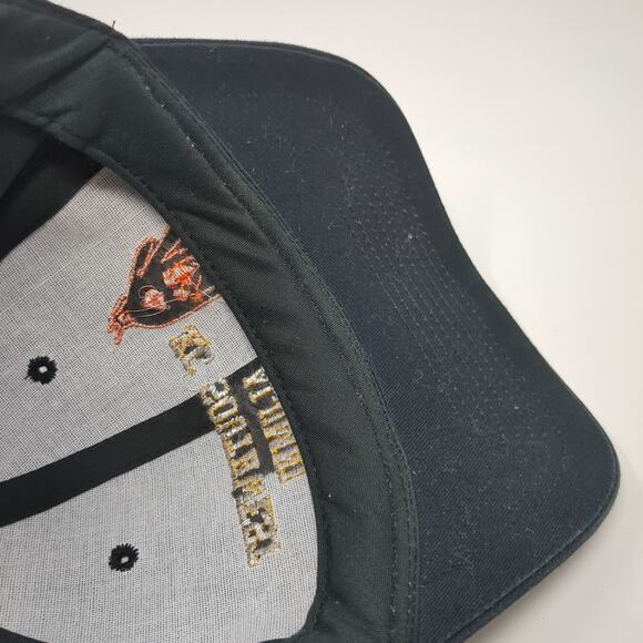 Kc Southwest Alumni Strapback Baseball Cap Black One Size UltraClub Classic Cut - Picture 8 of 9